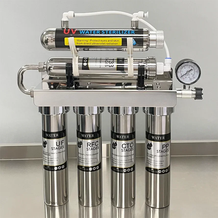 6-ступенчатая бытовая кухня с активированным углем ультрафильтрация мягкой воды