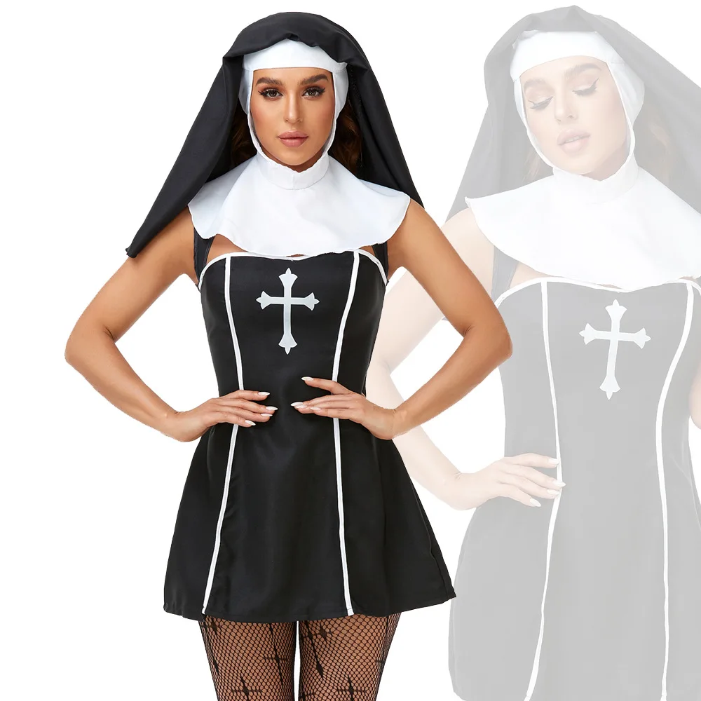 

Halloween Cosplay Sexy Nun Fancy Masquerade Costume
