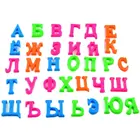 Магниты на холодильник с русскими буквами для младенцев раннего возраста, цветные нетоксичные и безвкусные игрушки для младенцев, игрушки для России, образовательный подарок, 2,5-4 см
