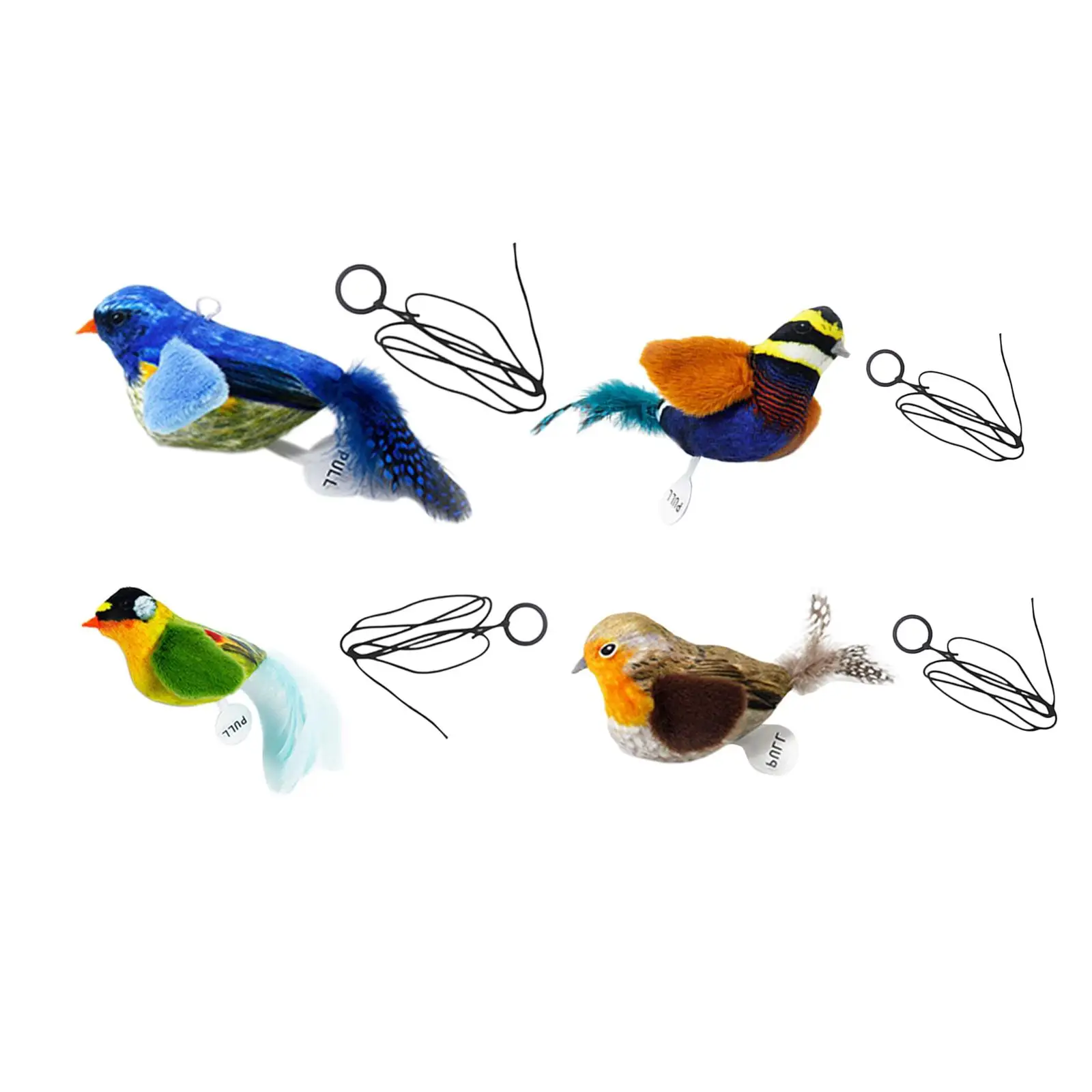 

Electric Cats Toy Interactive Bird Funny Cat Scratching Exercise with Sound for Small Animals Kitten Indoor Cats Pet Supplies