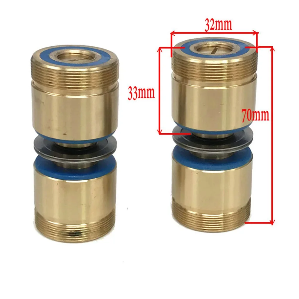 

Ролик шкива с латунным сиденьем EDM OD31,5*32*L70 мм, двухсторонний комплект направляющего колеса для электроэрозионной машины для резки проволоки