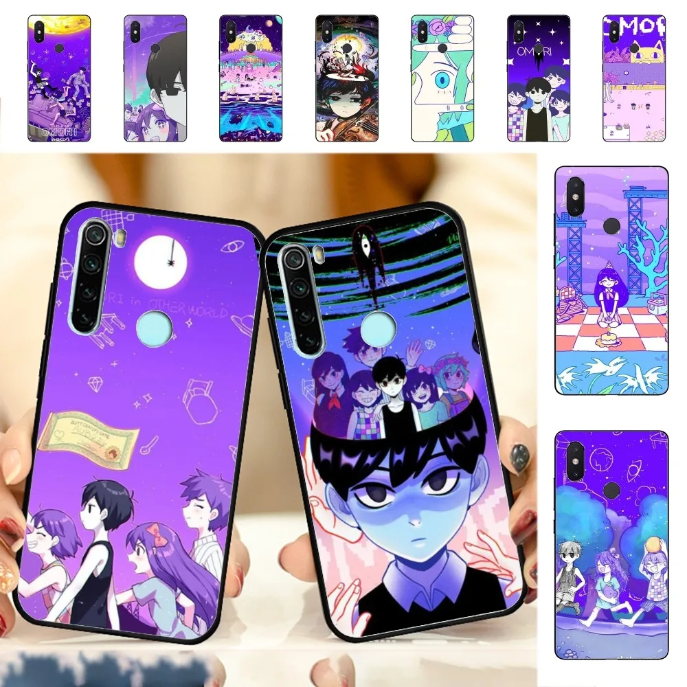 Телефон Omori в стиле аниме случай для Redmi Примечание 4X5 A 6 7 8 T 9 9S 10 11 11S 11Epro Poco M3 pro