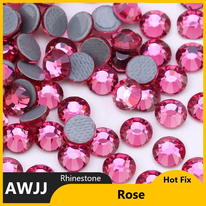 Φ 42 цвета Crystal AB Better DMC горячая фиксация стеклянные стразы