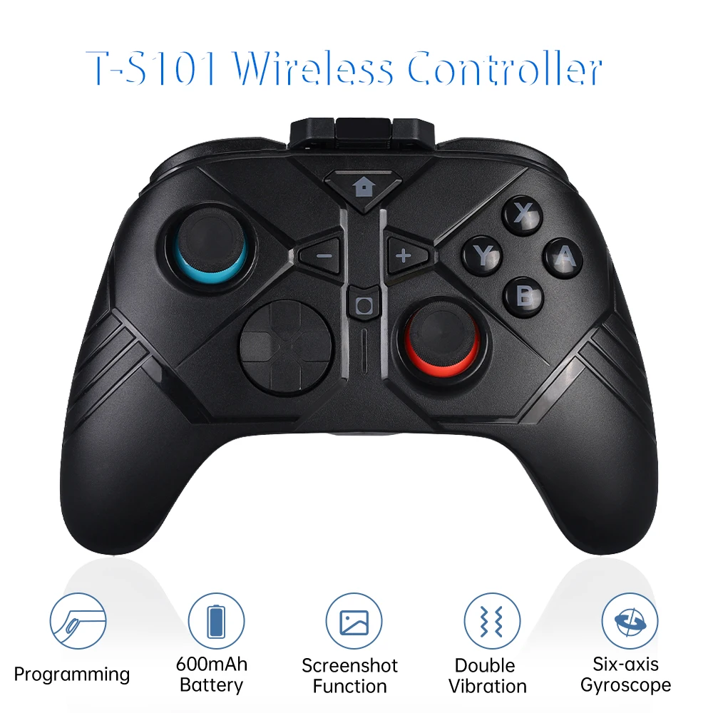 Беспроводной игровой Bluetooth-контроллер с поддержкой Nintendo Switch/PS3/IOS/Android
