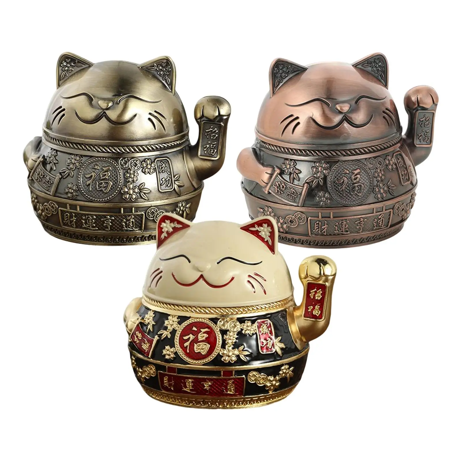 

Zinc Alloy Windproof Ashtray with Lid Indoor Ash Holder Bedroom Outdoor Tabletop Desktop Home Office Decor