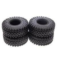 2 2 inch 128mm rubber tires with sponge lining for rc 110 simulation climbing car crawler traxxas trx 4 scx24 axial 90046 d90