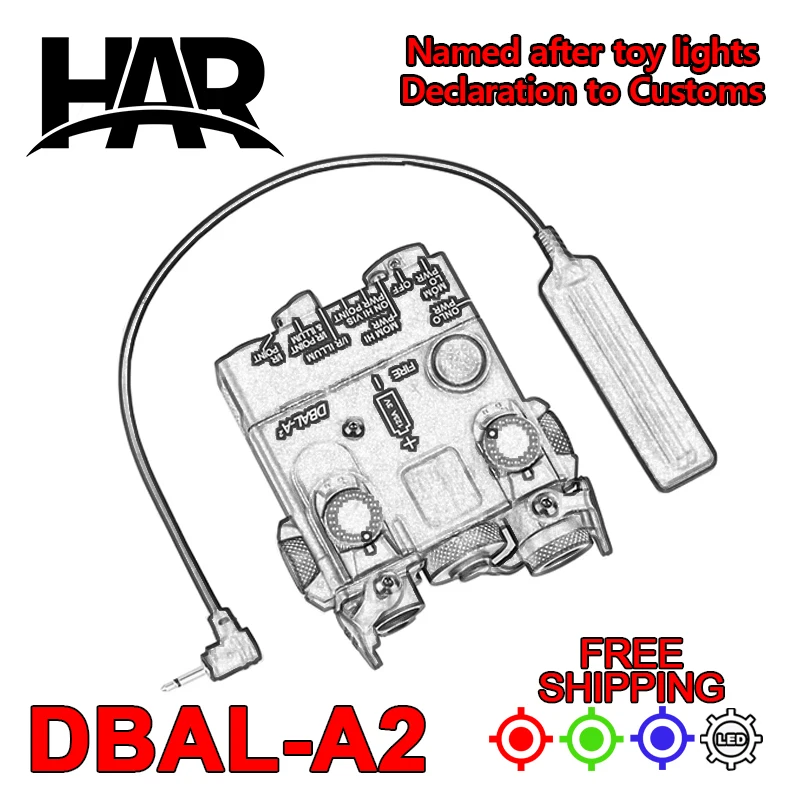 M600 M300 Нейлон DBAL NO IR M300A M600C Фонарик A2 Подходит для рейки 20 мм NGAL OGL PEQ