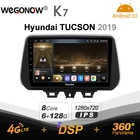 Автомобильное радио Ownice K7, 6G + 128G, Android 10,0, для Hyundai TUCSON 2019, GPS, 2DIN, 4G LTE, 5G, Wi-Fi, 360, SPDIF, 1280*720