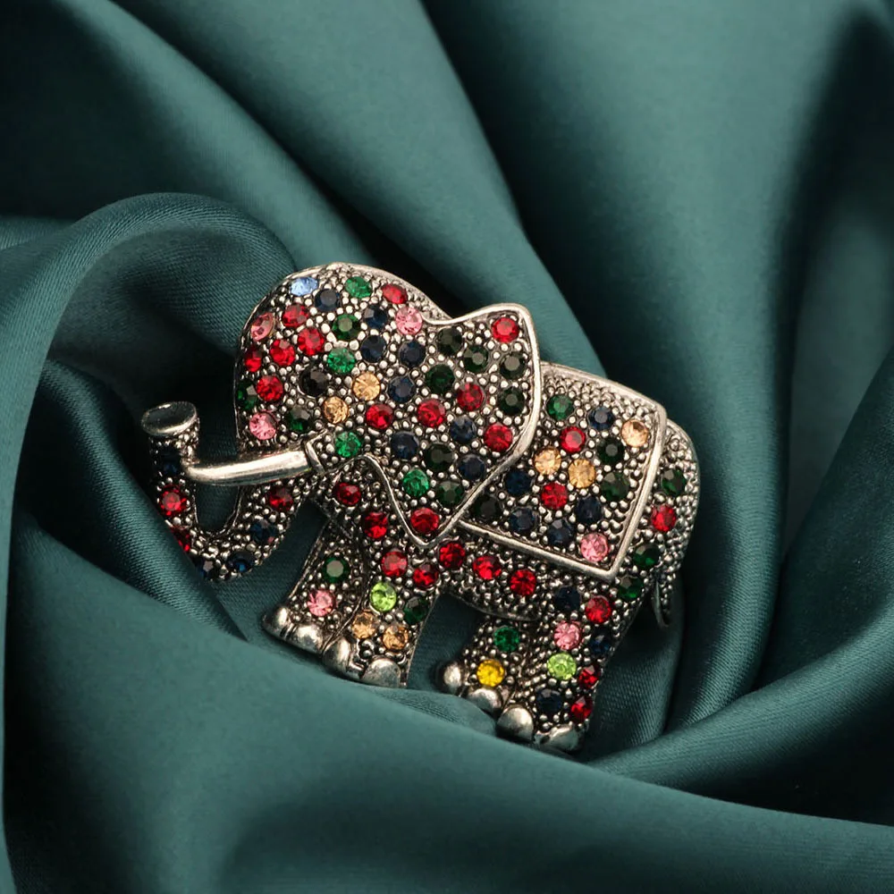 Винтажная Женская/Мужская брошь в виде слона/кролика