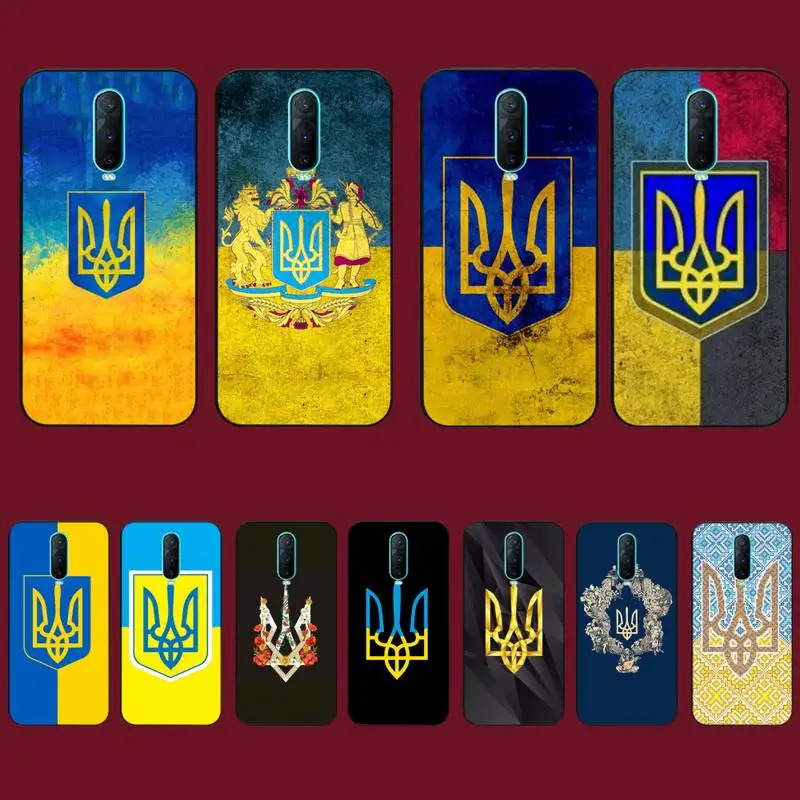 

Yinuoda Ukraine Flag Phone Case for Vivo Y91C Y11 17 19 17 67 81 Oppo A9 2020 Realme c3