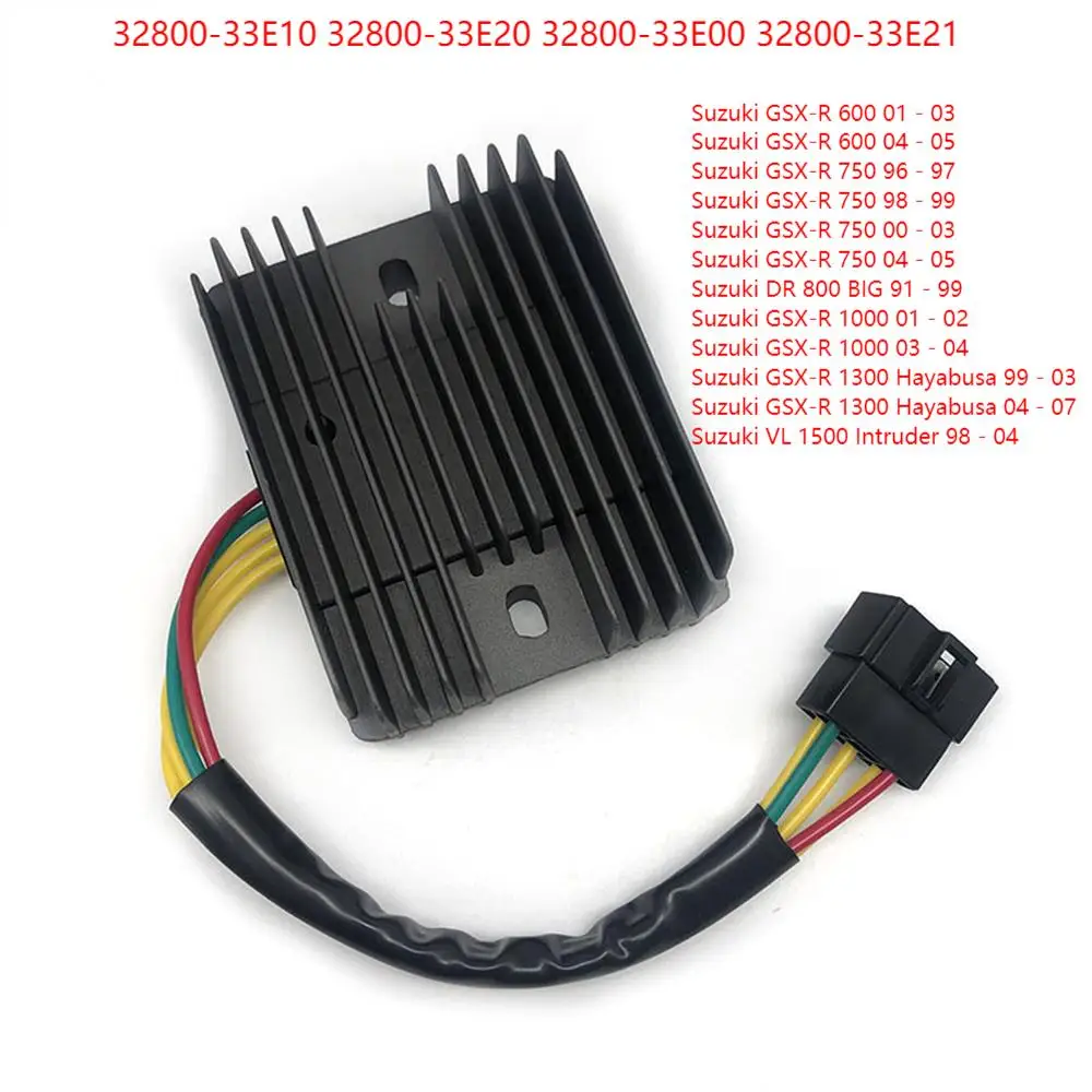

Motorcycle Voltage Regulator Rectifier For Suzukii GSX-R 600 750 1000 1300 VL 1500 DR 800 32800-33E10 33E20 32800-33E00 33E21