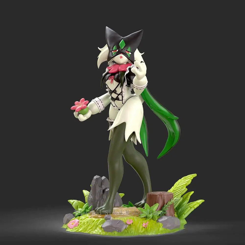 Фото В наличии: Оригинальная фигурка IDPLAYER Pokemon Meowscarada Strap Maid, масштаб 1/10, модель GK, милая аниме-фигурка, коллекционная игрушка, подарок №2
