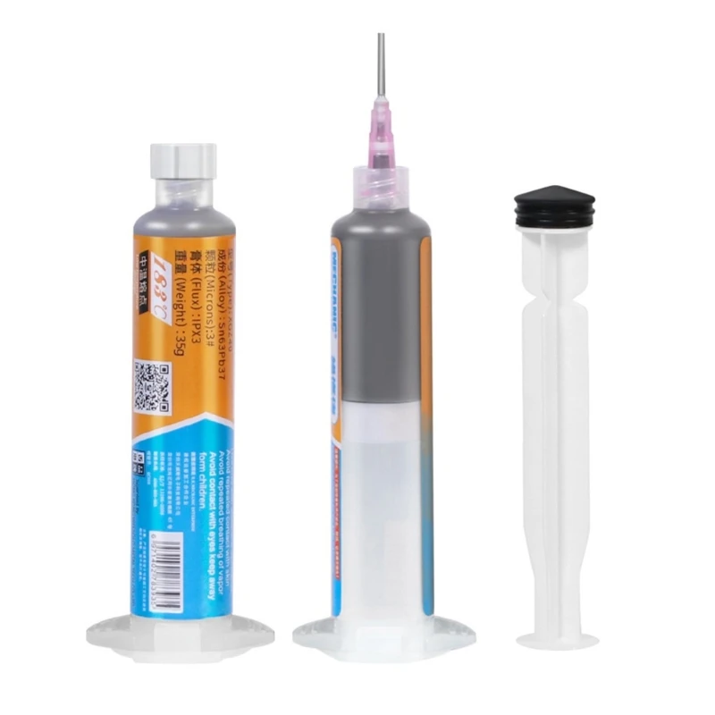 

Mechanic Melting Point Solder Paste Flux-Tin Sn63/Pb67 for Soldering Iron Circuit Board SMD-BGA Repair Welding Supplies 69HA