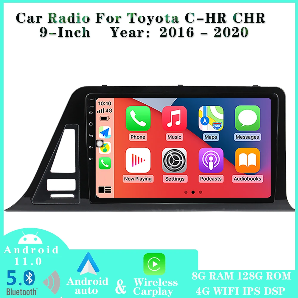 

Android 11.0 Car Stereo For Toyota Alphard 2002-2007 Car Radio Bluetooth Video Multimedia Player GPS Navigation Carplay 4G WIFI