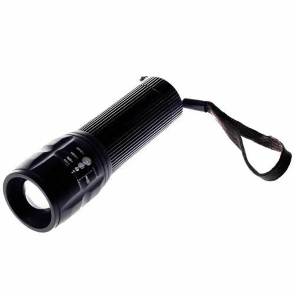 

Led Flashlight Outdoor Lighting Portable Torch Camping Lights Aluminum Alloy Mini Waterproof 3-Mode Telescopic Zoom Focus