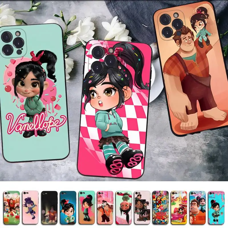 

Disney Wreck-It Ralph Vanellope Phone Case For iPhone 14 13 12 Mini 11 Pro XS Max X XR SE 6 7 8 Plus Soft Silicone Cover
