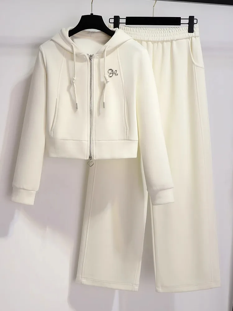 Rouje комплект с капюшоном абрикосового цвета брюки для женщин новинка весны и