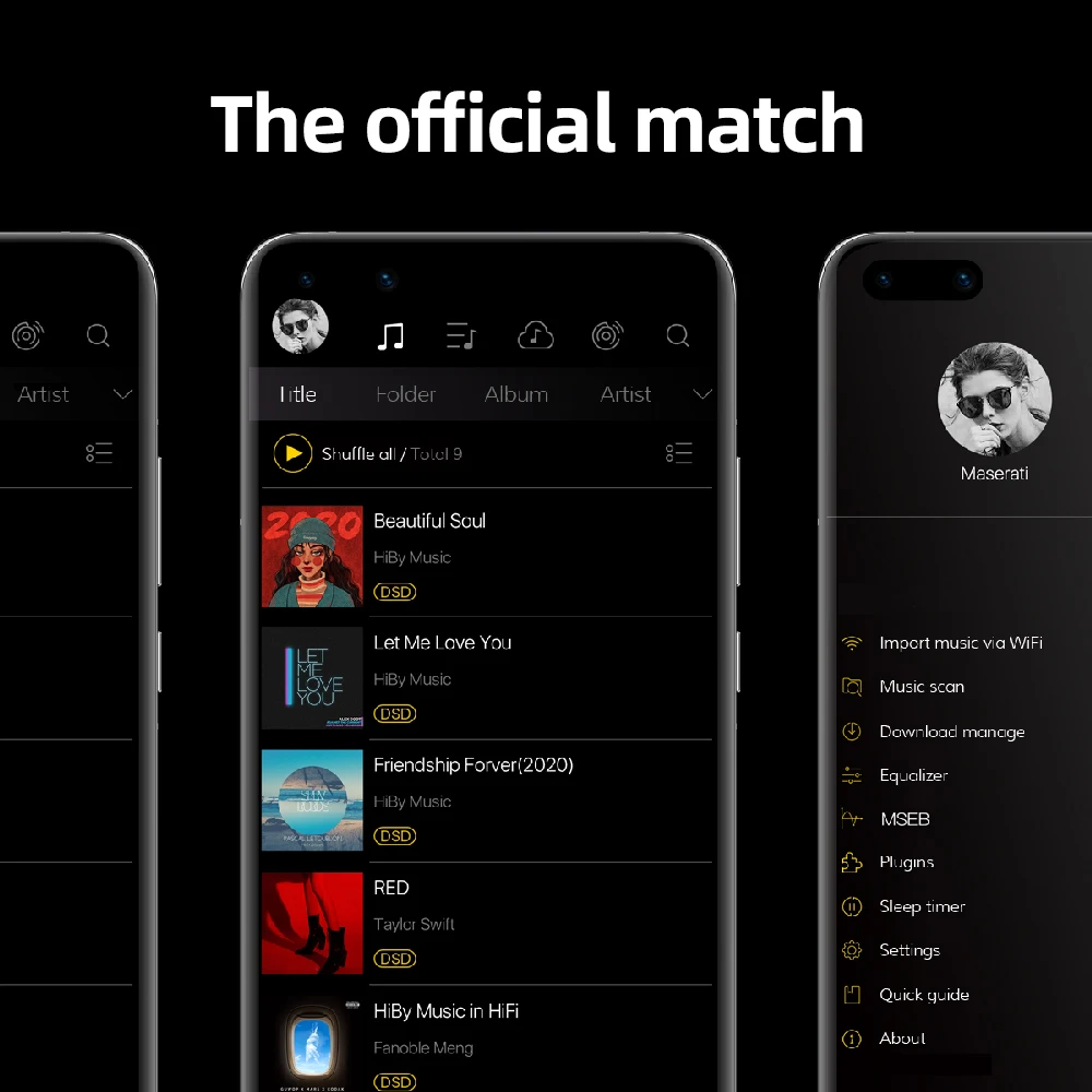 HiBy FD1 Портативный USB DAC усилитель для наушников декодер усилителя аудио HiFi MQA DSD SE