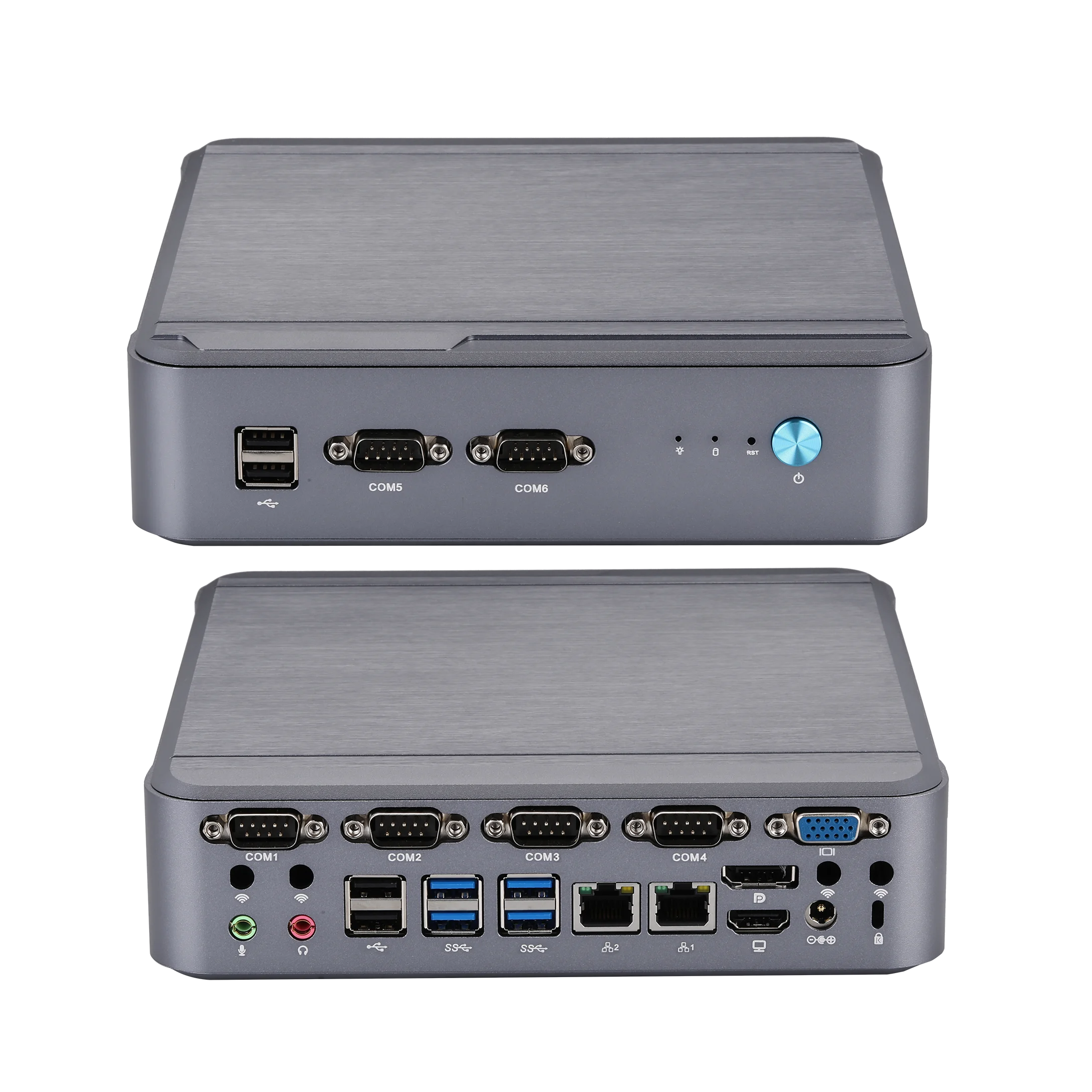 

New Core i7-12700 6 RS232 Industrial Mini PC,UHD Graphics 710/730/770,Support 64G RAM Max