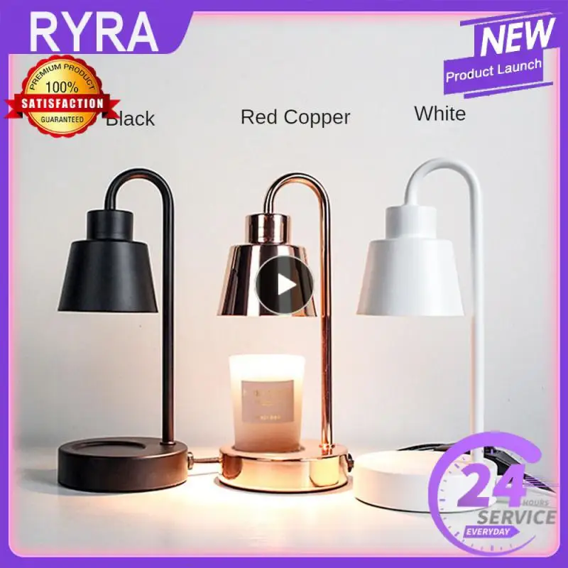 

Candle Warmer Lamp Electric Odor Removal Warmer Light Aromatherapy Dimming Switch Decorative Lamp Home Decor Table Lamp Retro