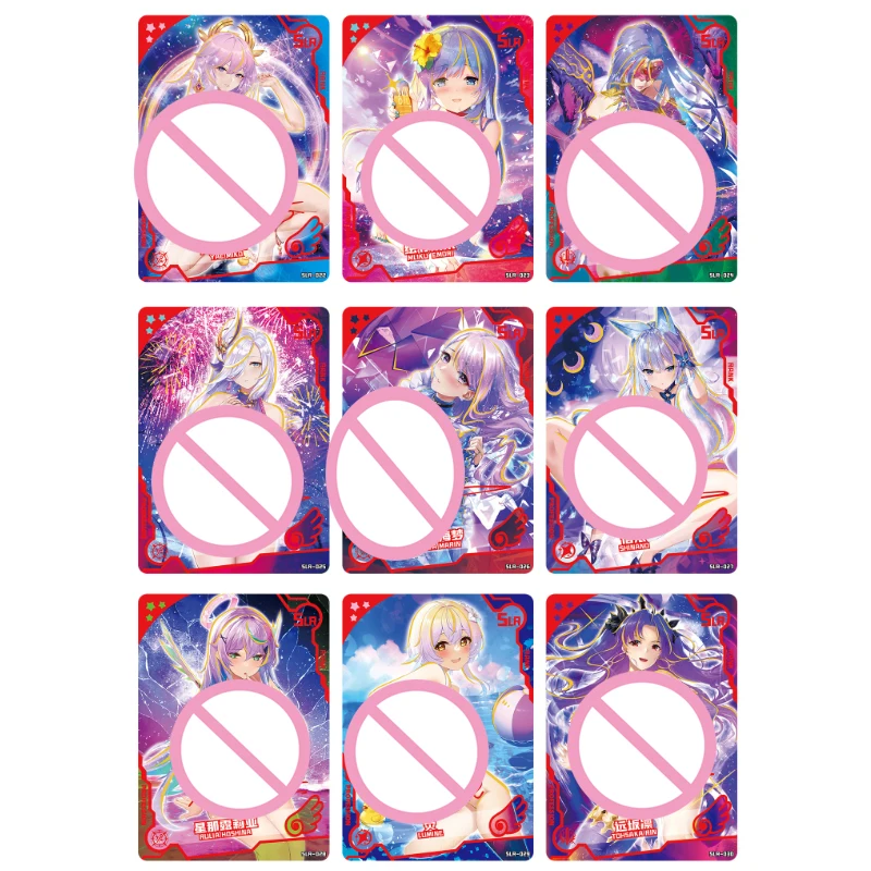 

Goddess Story girl party Card set limited signature LSR Kitagawa Marin anime characters bronzing Collection Flash Card Toy Gift