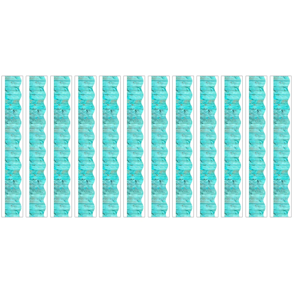 

12 Pcs Bulletin Board Decor Magnetic Borders Classroom Adorable Trim Decorate Whiteboard Pvc