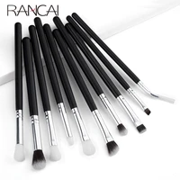 rancai10pcs makeup brushes eyeshadow brush set professionaleyebrow eyeliner lip brush make up cosmetic beauty tools