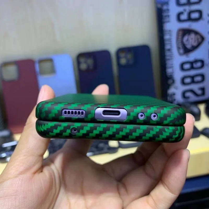 Real Carbon Fiber Case For Samsung Galaxy Z Flip 3 Case Aramid Fiber Cover Ultra-thin for Samsung Galaxy Z Flip 3 Phone Cover