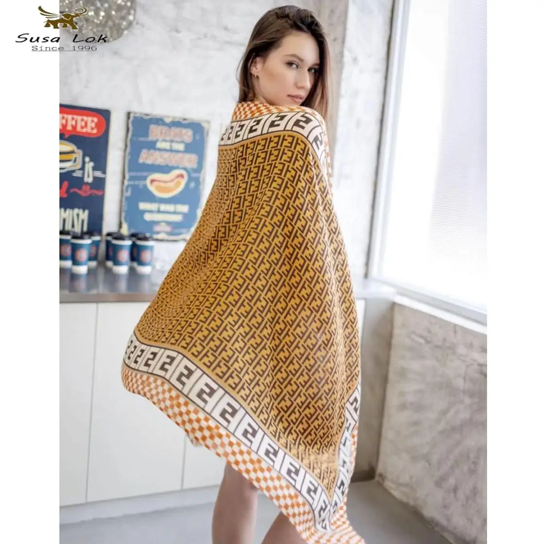 

Thin Cotton Linen Women Scarf Female Letter Spring Autumn Winter Brim Stylish Scarves Keep Warm Scarf Shawl шарф