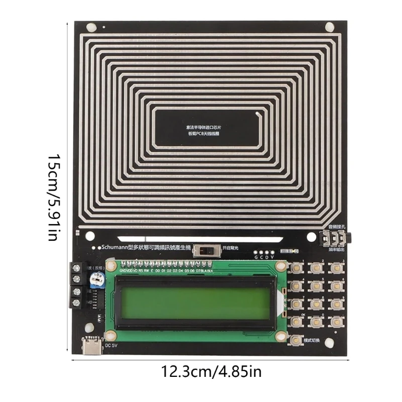 Генераторы волн Шумана 0 001 Гц-200 кГц DC5V сверхнизкочастотные импульсные волны