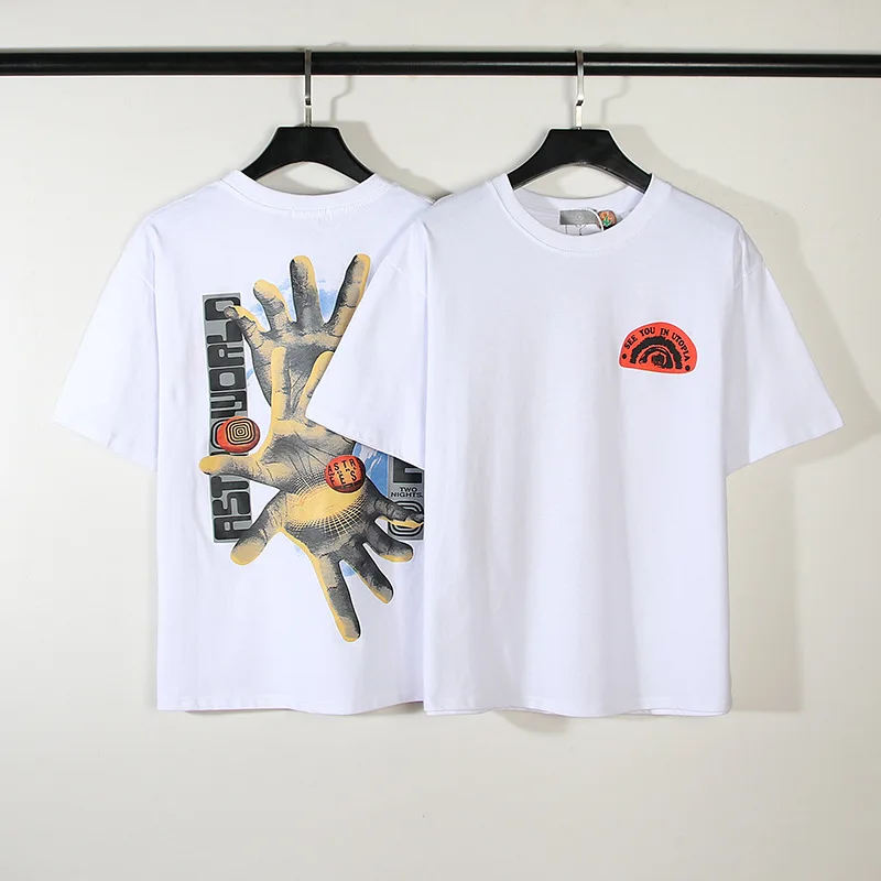 

Мужская и женская футболка с коротким рукавом, в стиле хип-хоп