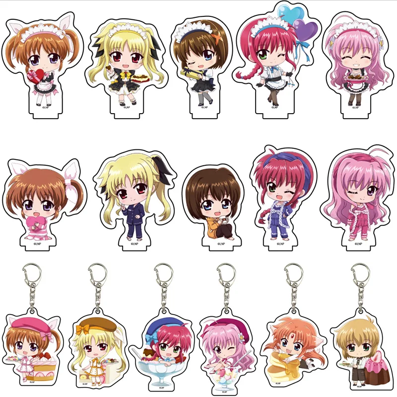 

Аниме Puella Magi Madoka Magica Kaname Madoka Miki Sayaka Akemi Homura горничная десерт акриловый брелок подставка фигурка модель