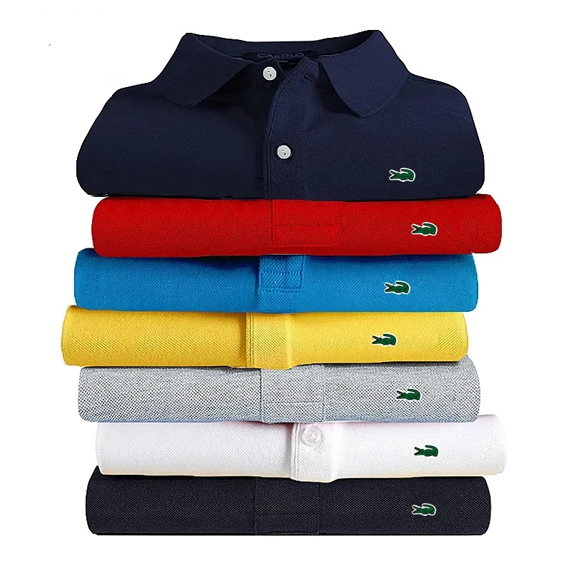 Short Sleeve Men's Polo Shirts Men's Cotton Polo Shirts High Quality Cotton Polo - Polo Shirts