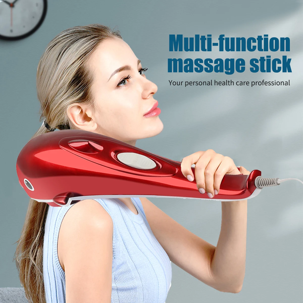 Дельфин-массажер массажный молоток для спины Вибрационный инфракрасный ролик