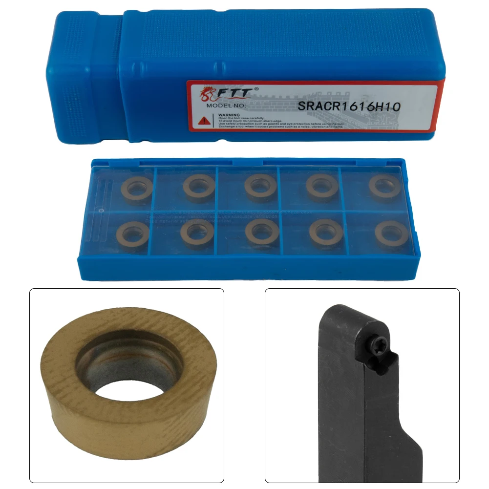 SRACR1616H10 RCMT10T3MO Пластинчатый токарный держатель инструмента