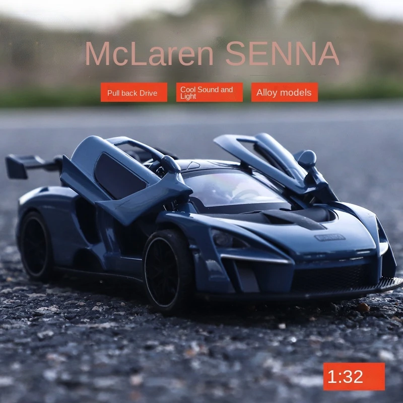 

Имитация сплава 1:32 McLaren автомобиль со звуком и светильник металлическая игрушечная подарочная коробка