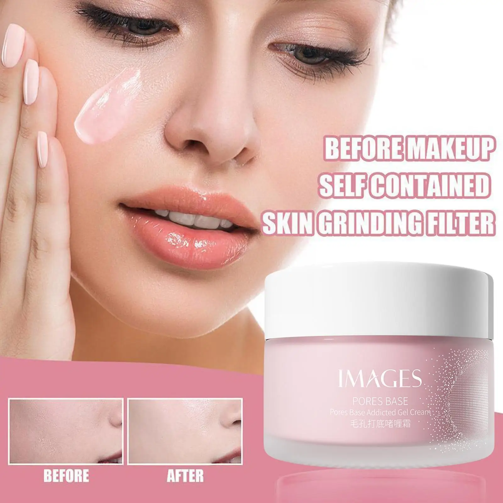 

Pore Base Gel Cream Invisible Pore Face Primer Makeup Up Cream Lines Cosmetics Smooth Make Base Oil-control Pore Fine Matte C0U4
