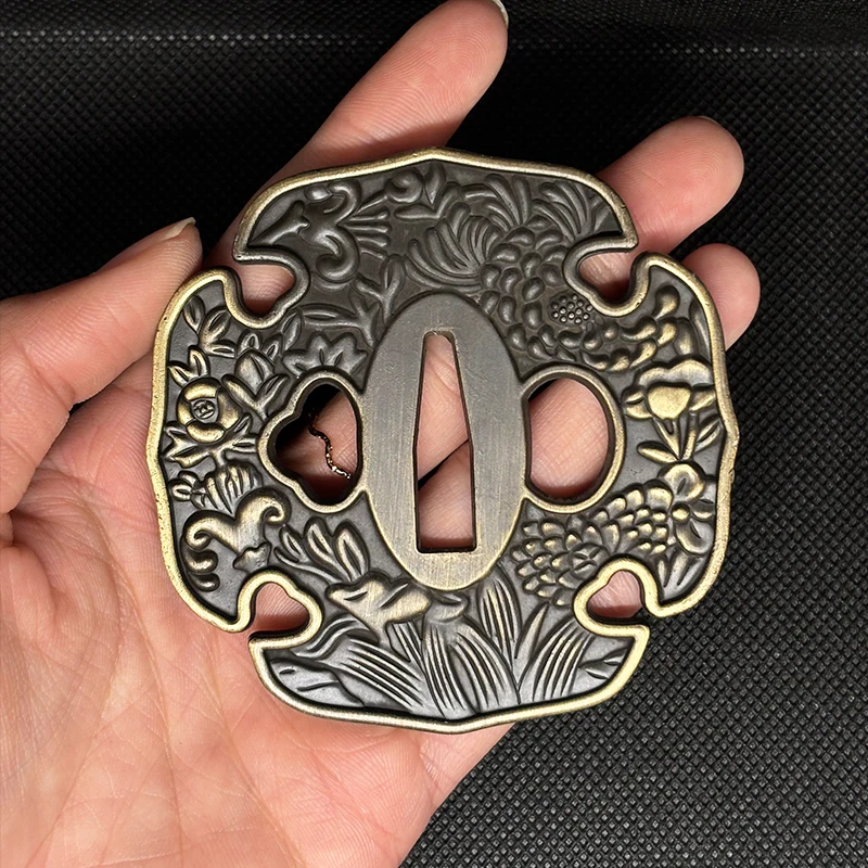 Красивый сплав Tsuba для японского меча Катана Вакидзаси Тайчи хороший самурайский