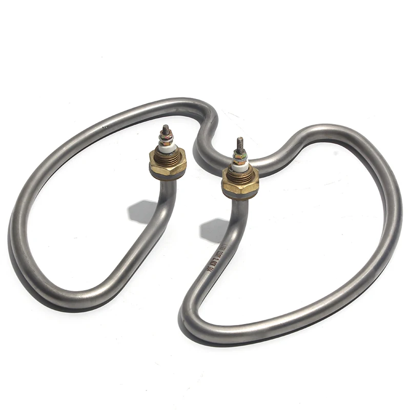 Электрический нагревательный элемент с круглым диаметром, 220 В, 2800 Вт, 250 мм, трубчатый нагреватель M16 304SUS, тепловая трубка для водяного ведра/кипячения