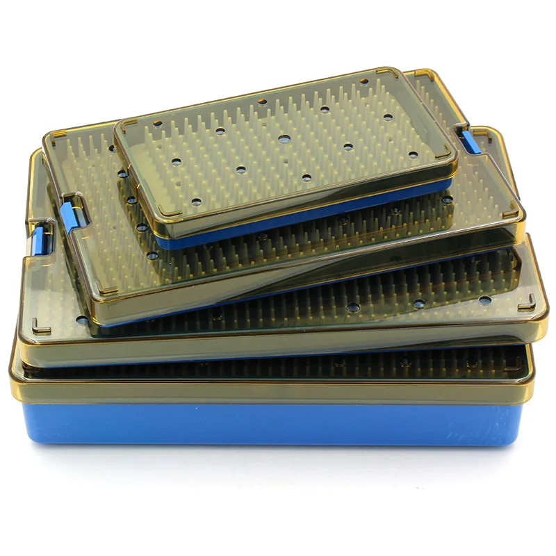 Silicone disinfection box double eyelid tool plastic equipment sterilization using high temperature and pressure disinfecti
