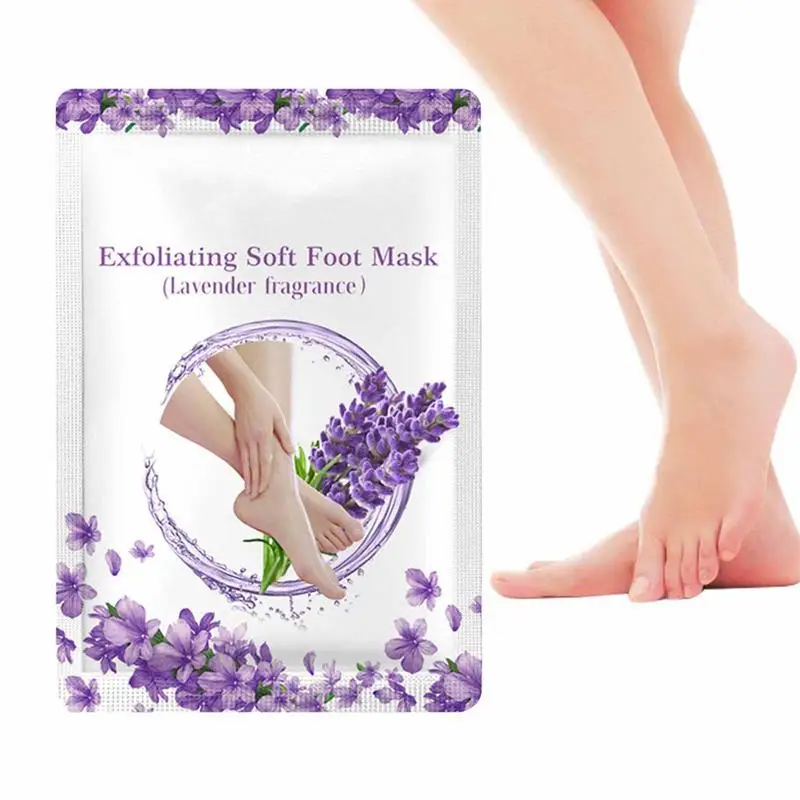 

Natural Lavender Foot Pedicure Socks Exfoliating Mask Skin Peeling Dead Skin Moisturizing Repair Calluses Smooth Feet Mask