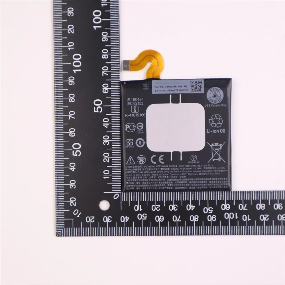 Новый оригинальный аккумулятор B2Q55100 для HTC U12/U12 plus Exodus 1 Global Dual SIM 3500 мАч телефона +