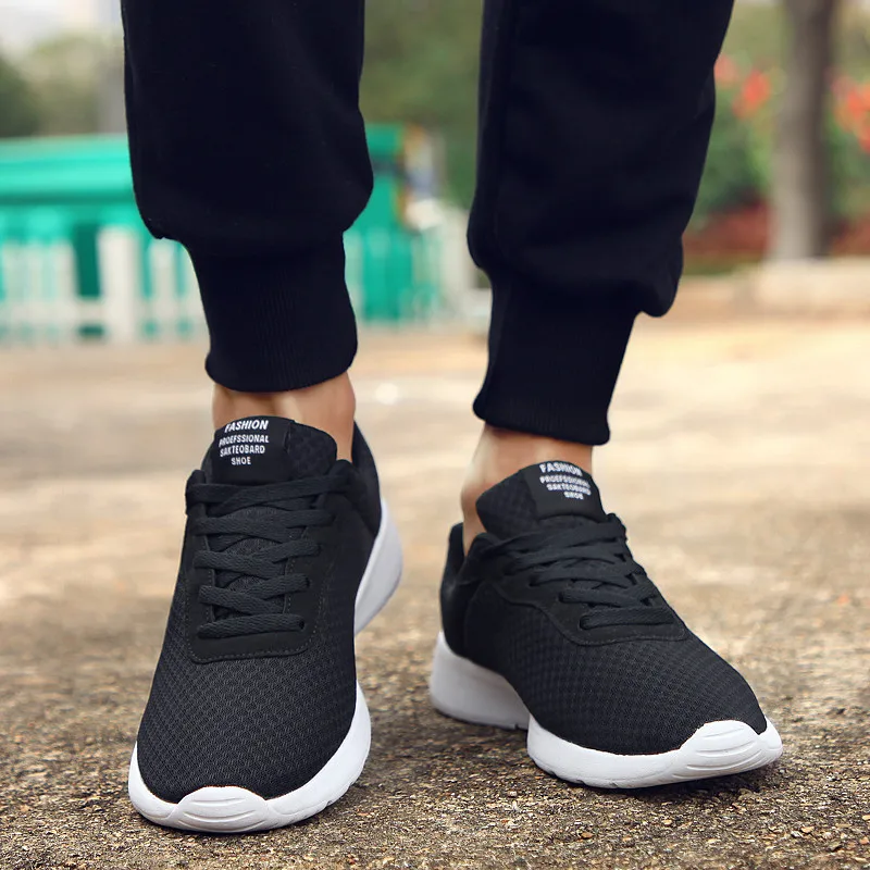 

New Men Casual Shoes Lace up Men Shoes Lightweight Comfortable Breathable Walking Sneakers Tenis Feminino Zapatos