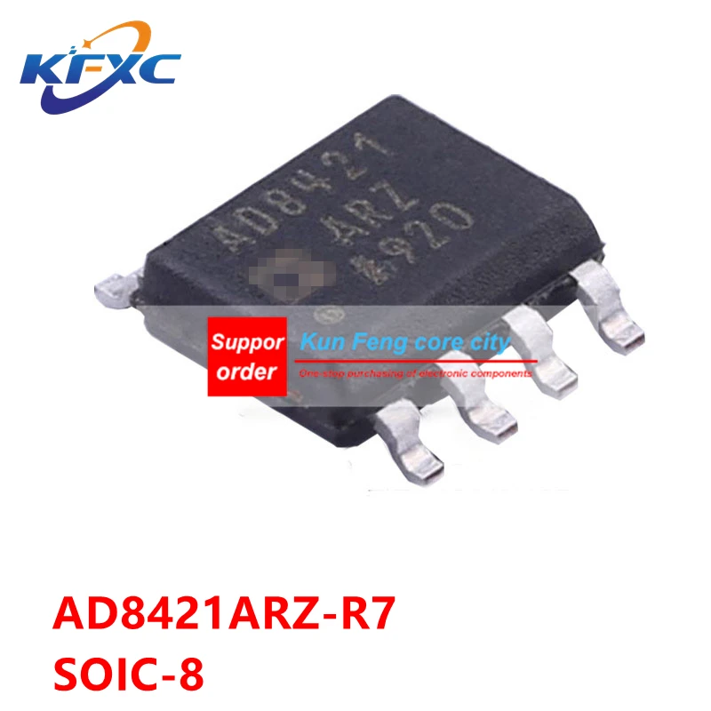 

AD8421ARZ SOIC-8 Original and authentic AD8421ARZ-R7 Instrument amplifier chip