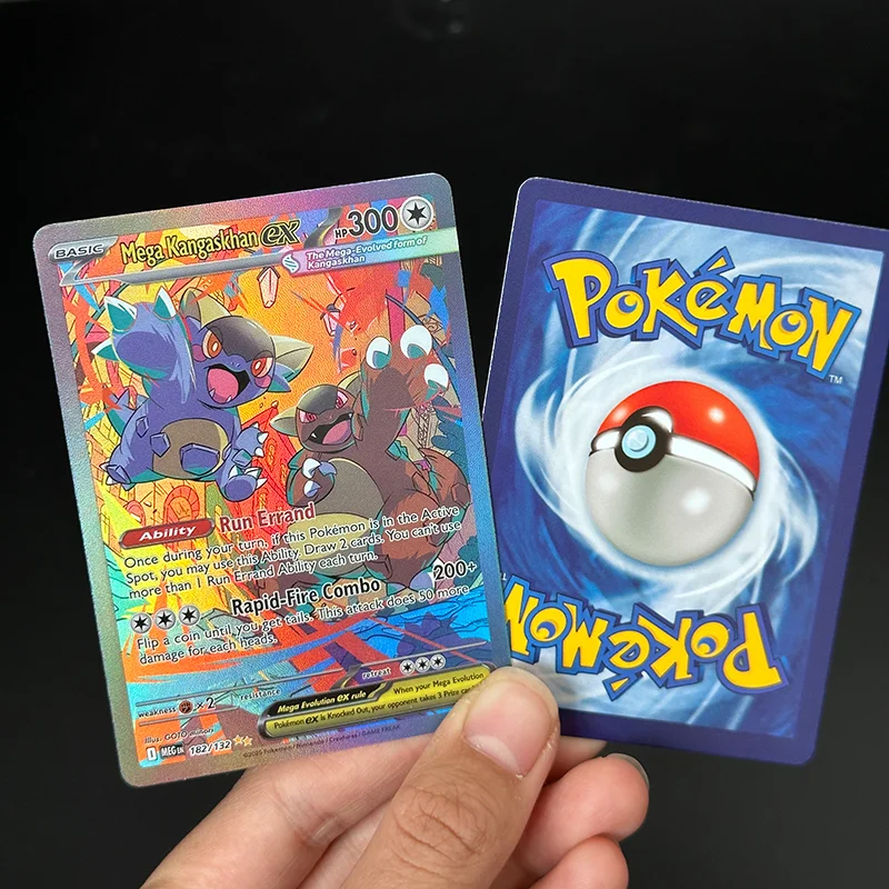 Фото Коллекционная игровая карта DIY English PKM Mega Gardevoir ex Lucario Kangaskhan Venusaur EX №3