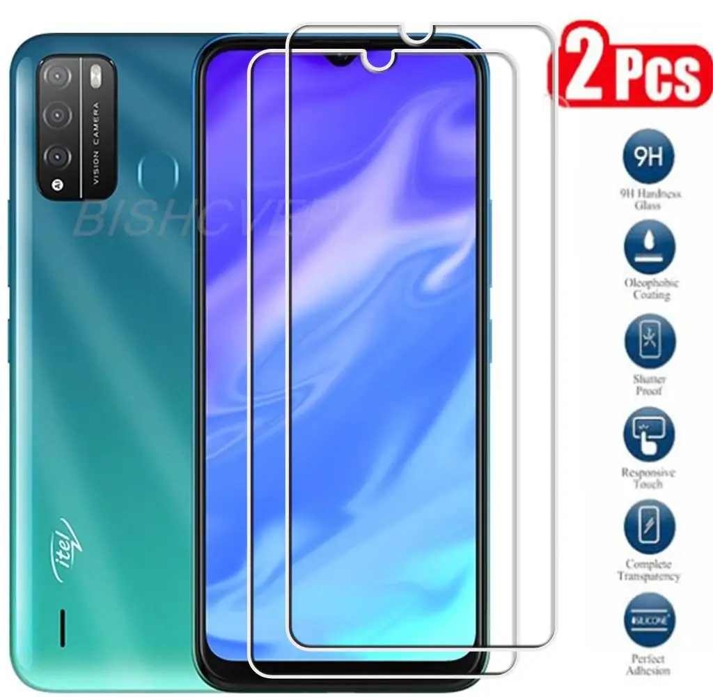 Защитная пленка из закаленного стекла для Itel A47 Vision 1 Pro 2 P13 Plus A25 A48 P36 A16 A17 A52 Lite Vision1 1 Pro