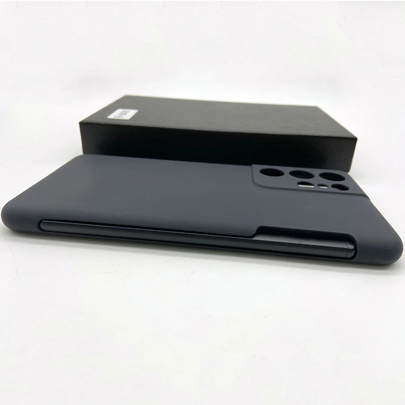 Новый силиконовый чехол для Samsung Galaxy S21 Ultra Stylus S Pen со встроенным слотом стилуса