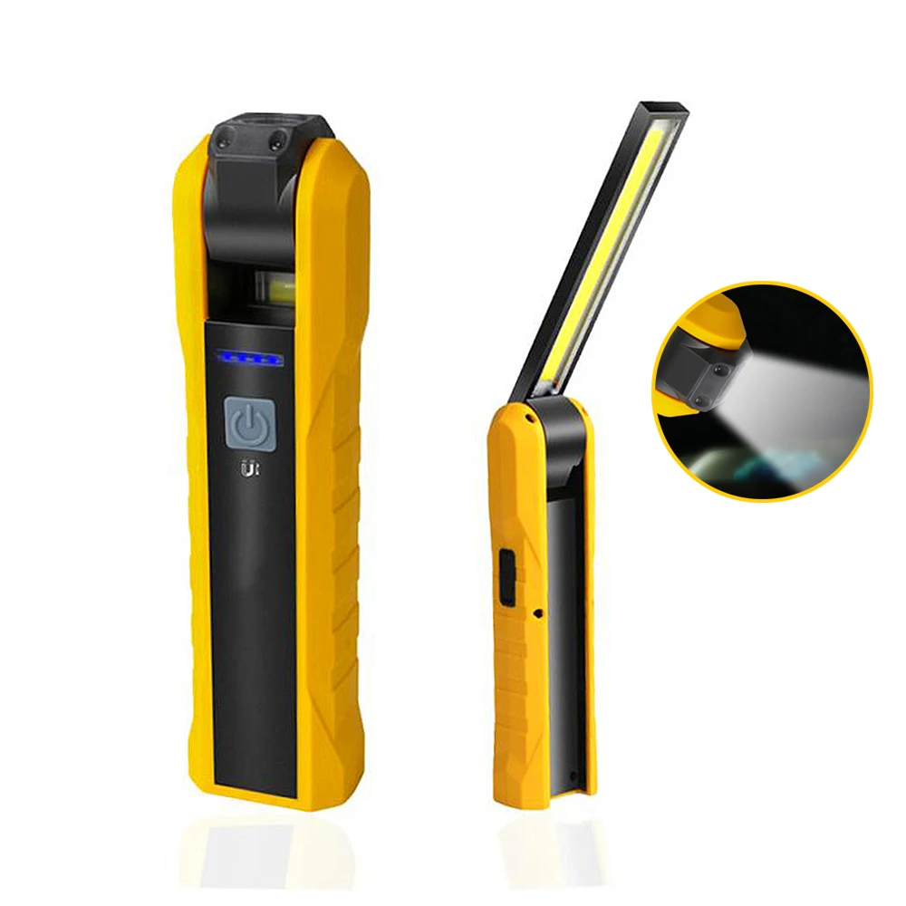 

Led Work Light Portable COB Worklight Lamp Work Lamps Werklamp Flashlights XPE Working Light Searchlight USB Rechargeable Charge