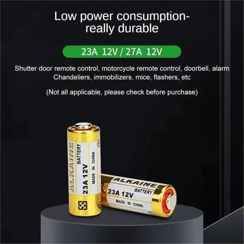 Щелочная батарея G27A MN27 MS27 GP27A A27 V27GA A27BP K27A VR27 для дверных звонков пульт