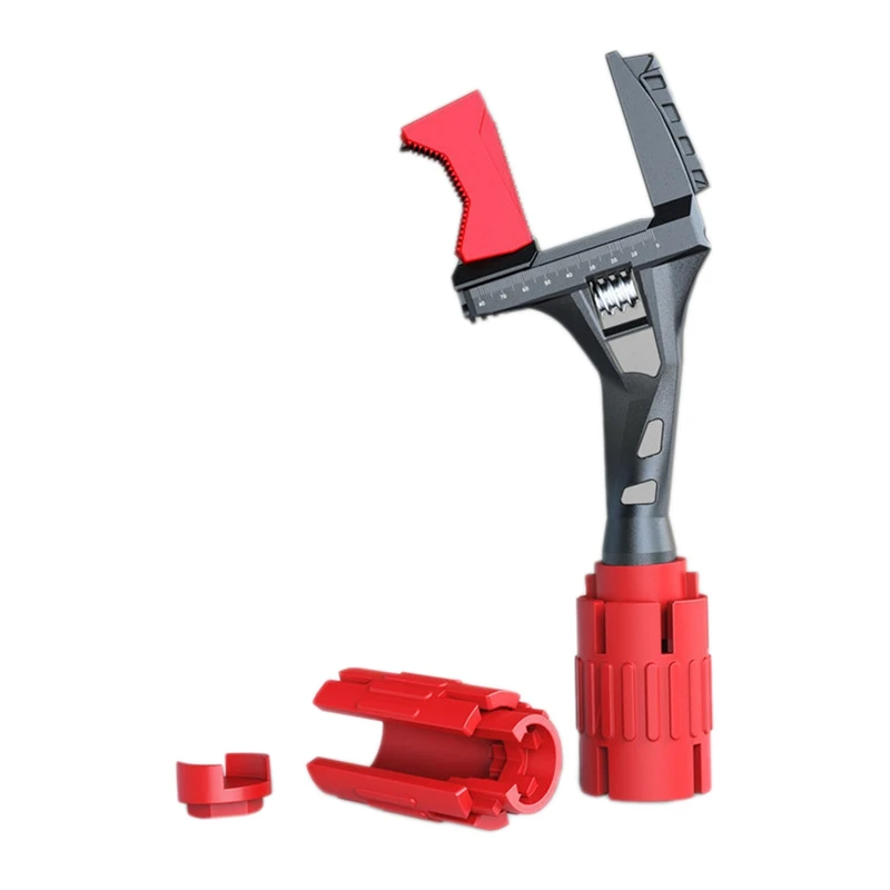 

YINLONGDAO Adjustable Wrench Large Open Wrench 11-90MM Universal Spanner Repair Tool for Water Pipe Screw Bathroom